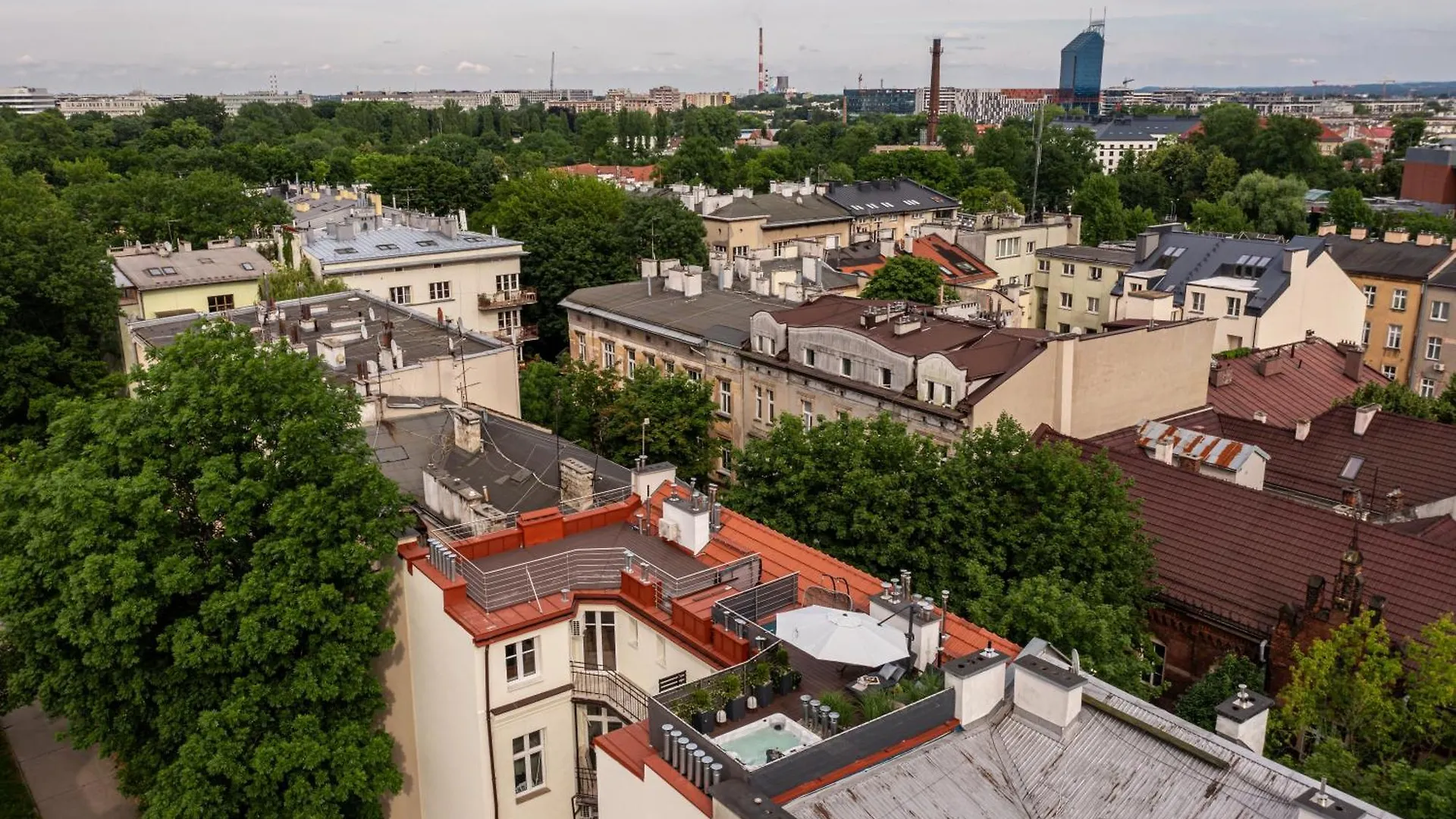 Rooftop Wawel View With Jacuzzi L Luxury Apartment Krakow 0*,